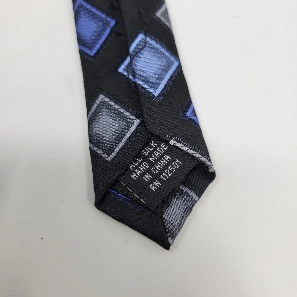 Mazzoni Necktie Mens Handmade Silk Formal Suit Dress Oxford Argyle Diamond Adult